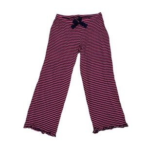 Cynthia Rowley Pink and Blue Stripes Pajama Pants